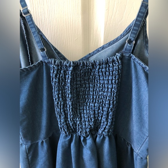 Faux Denim Dress - Picture 5 of 6